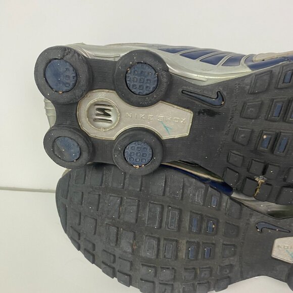 Nike Shox Turbo 8 Shoes Sneakers Boy's Youth 7Y Blue Gray Athletic 344933-402 - Picture 14 of 16